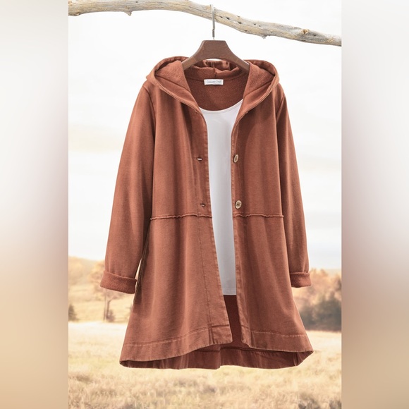 Coldwater Creek Jackets & Blazers - Coldwater Creek Lightweight Fleece Swing Cardigan